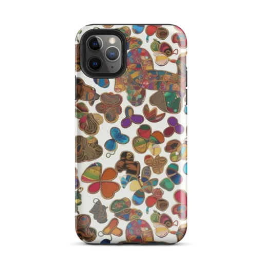Kaleidoscope Charms on a Tough Case for iPhone®