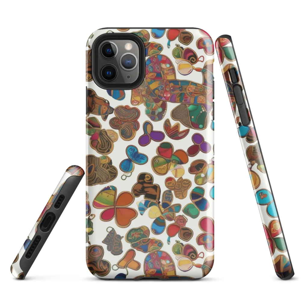 Kaleidoscope Charms on Tough Case for iPhone® — Front