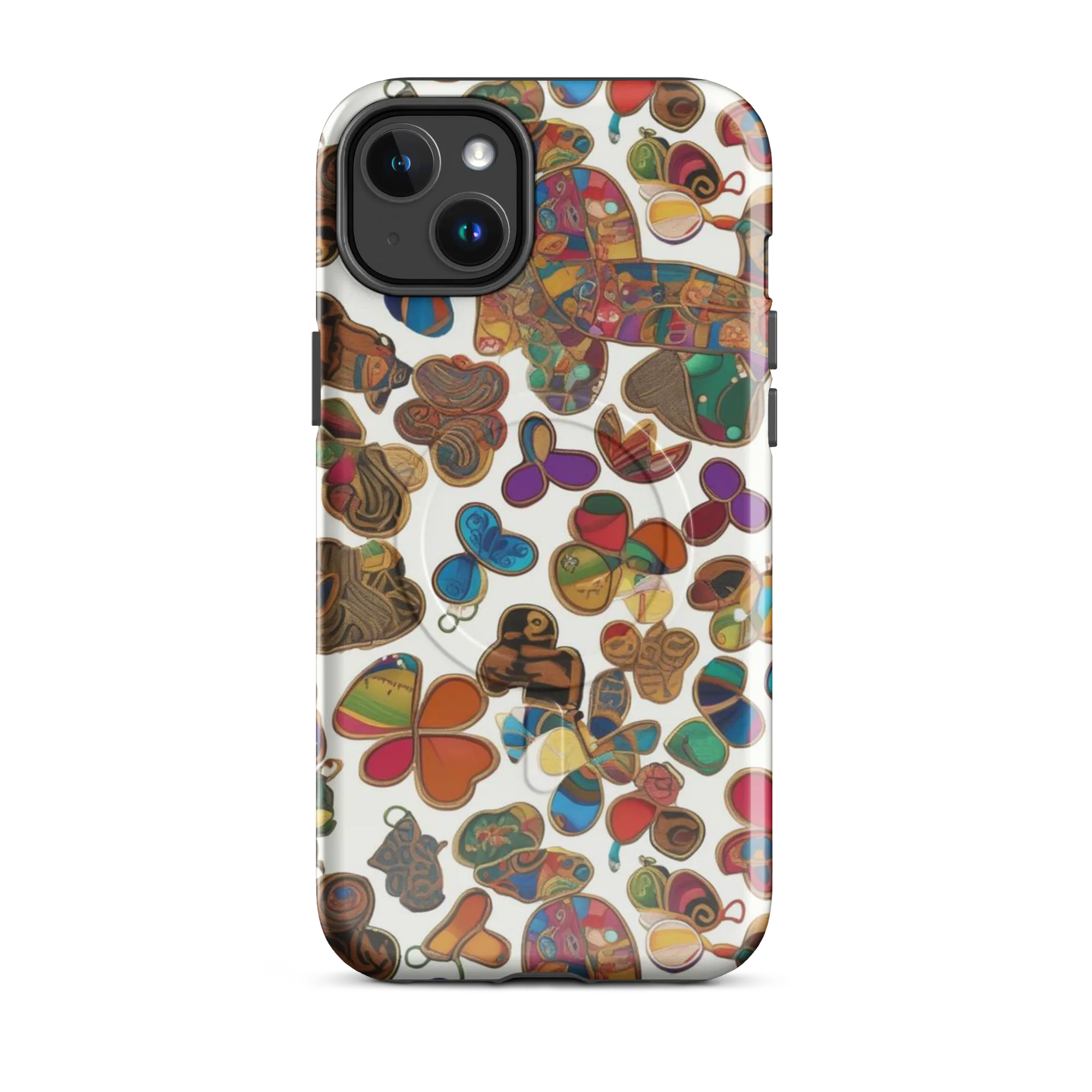 Kaleidoscope Charms on MagSafe Tough Case for iPhone® — Front