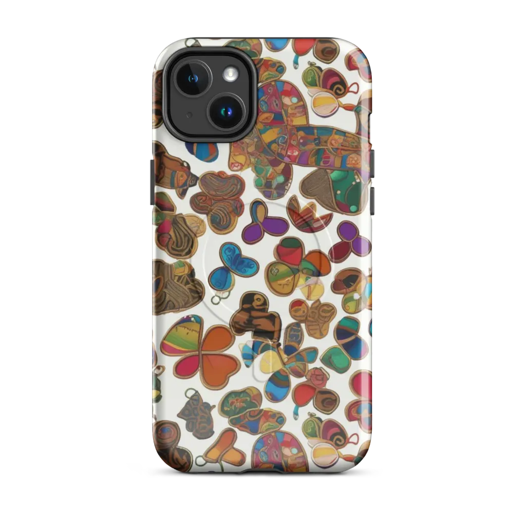 Kaleidoscope Charms on MagSafe Tough Case for iPhone® — Front