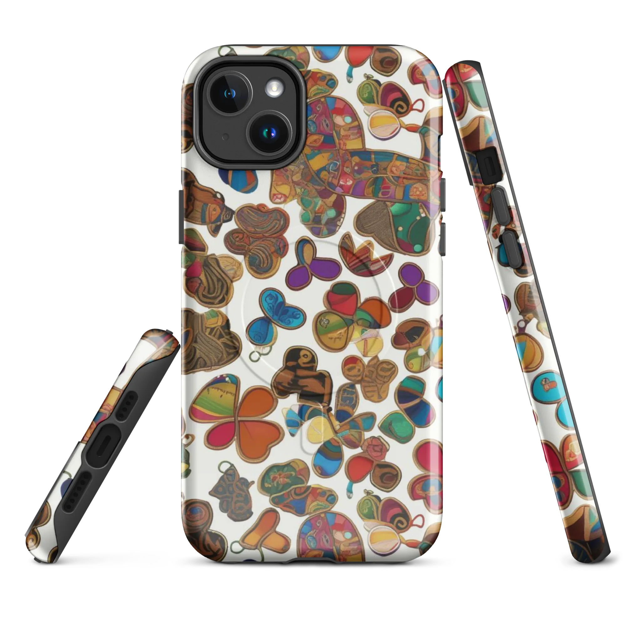 Kaleidoscope Charms on MagSafe Tough Case for iPhone® — Front