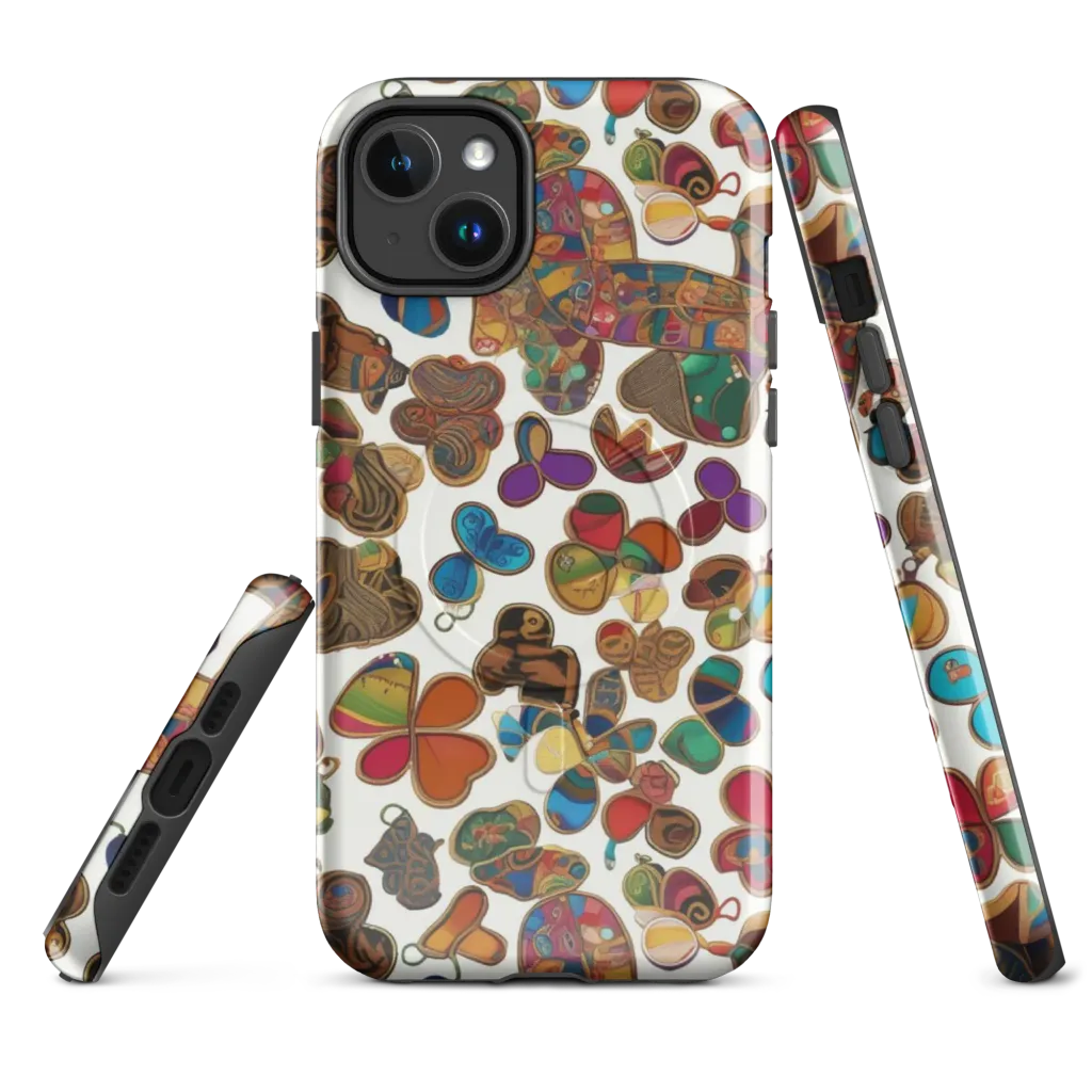 Kaleidoscope Charms on MagSafe Tough Case for iPhone® — Front