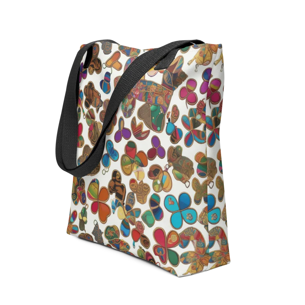 Kaleidoscope Charms on Tote Bag — Front