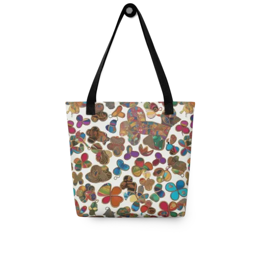Kaleidoscope Charms on a Tote Bag