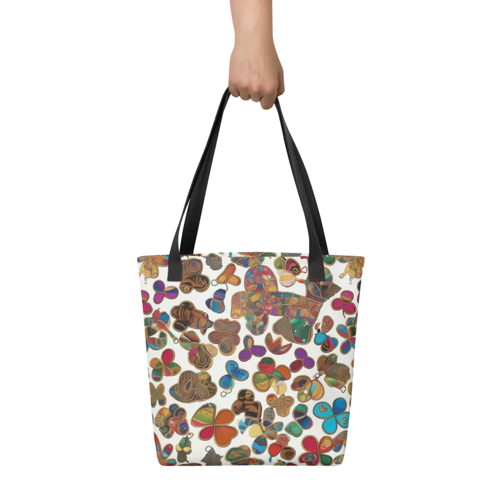 Kaleidoscope Charms on Tote Bag — Front