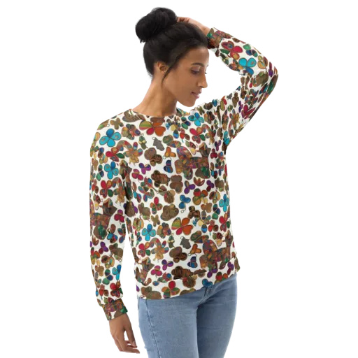Kaleidoscope Charms on a Sweatshirt