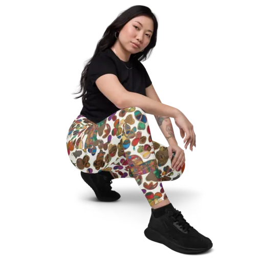 Kaleidoscope Charms on a Leggings with Pockets