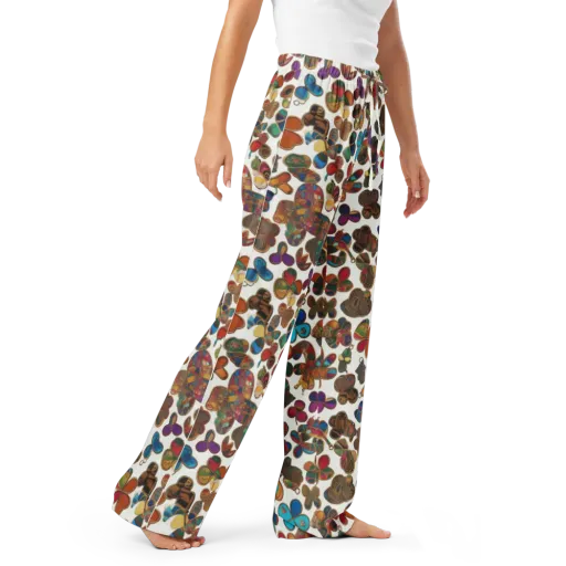 Kaleidoscope Charms on a Women's Pajama Pants