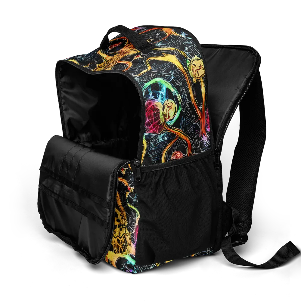 Psychedelic Pulsar on Utility Backpack — Product details 2