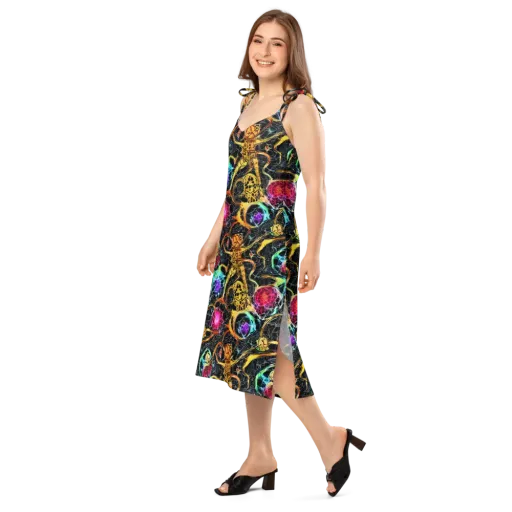 Psychedelic Pulsar on a Slip Dress