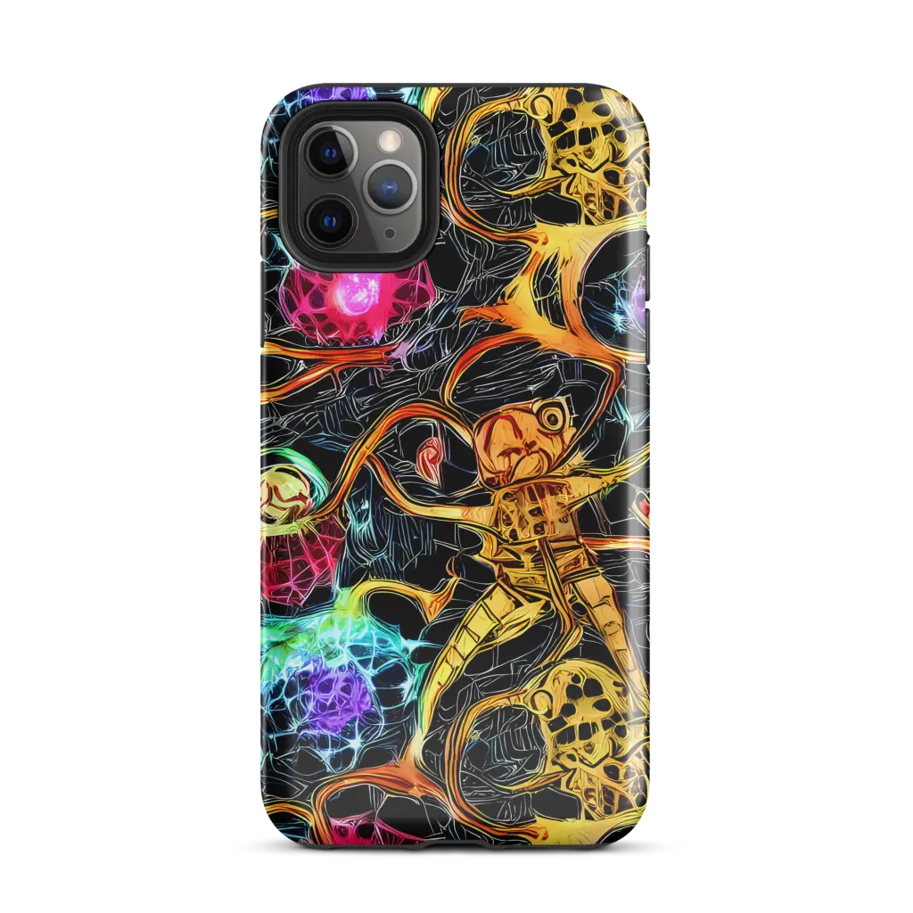 Psychedelic Pulsar on Tough Case for iPhone® — Front