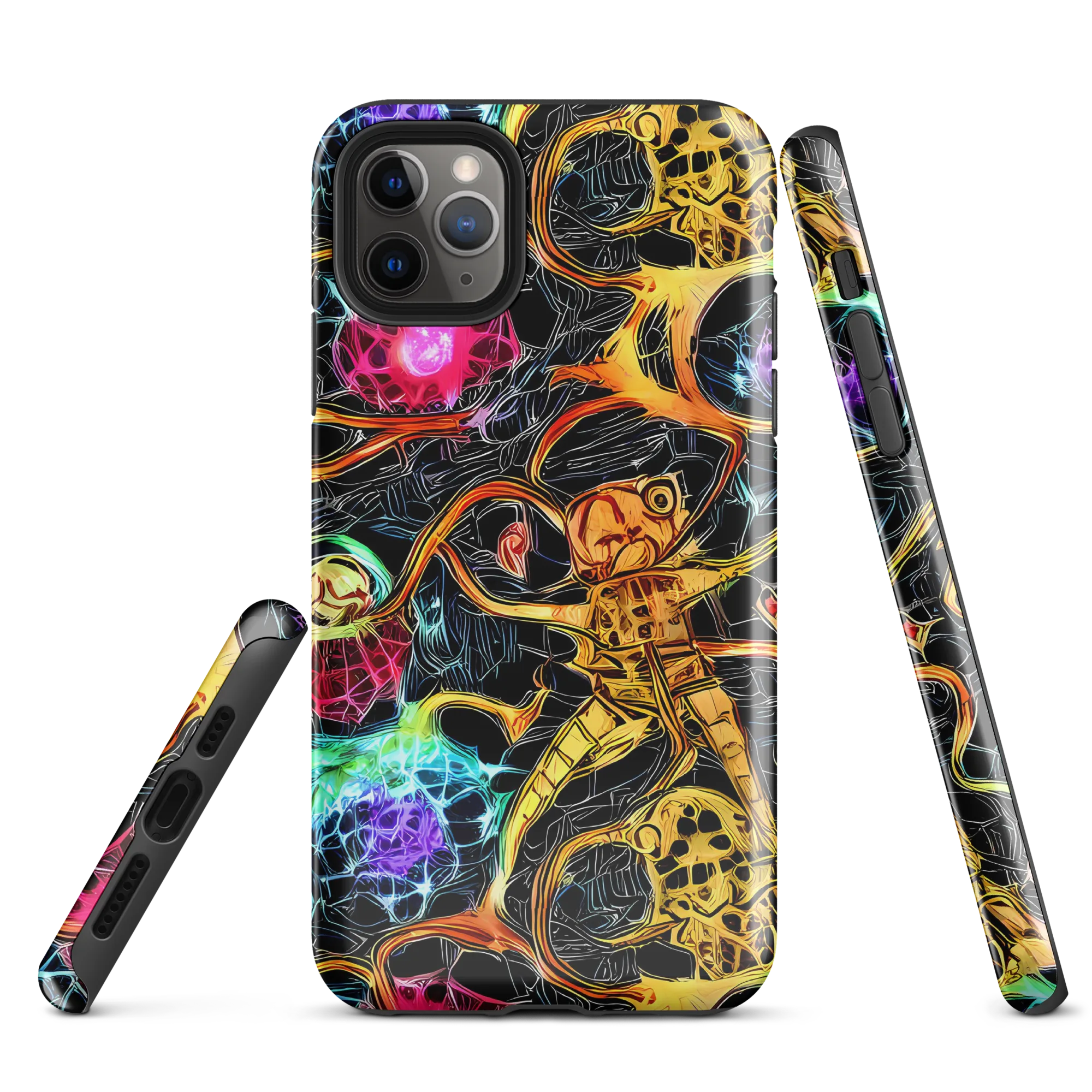 Psychedelic Pulsar on Tough Case for iPhone® — Front