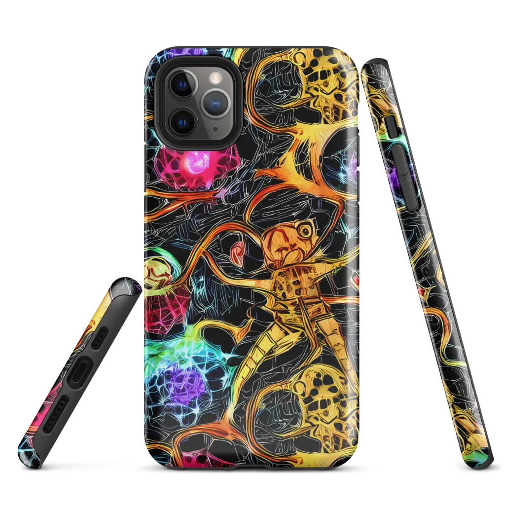 Psychedelic Pulsar on Tough Case for iPhone® — Front