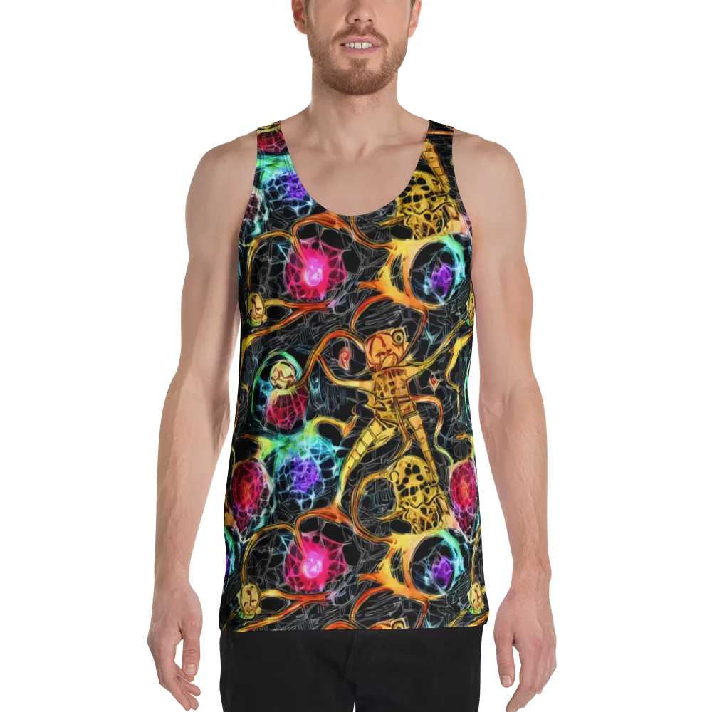 Psychedelic Pulsar on Men's Tank Top — Front