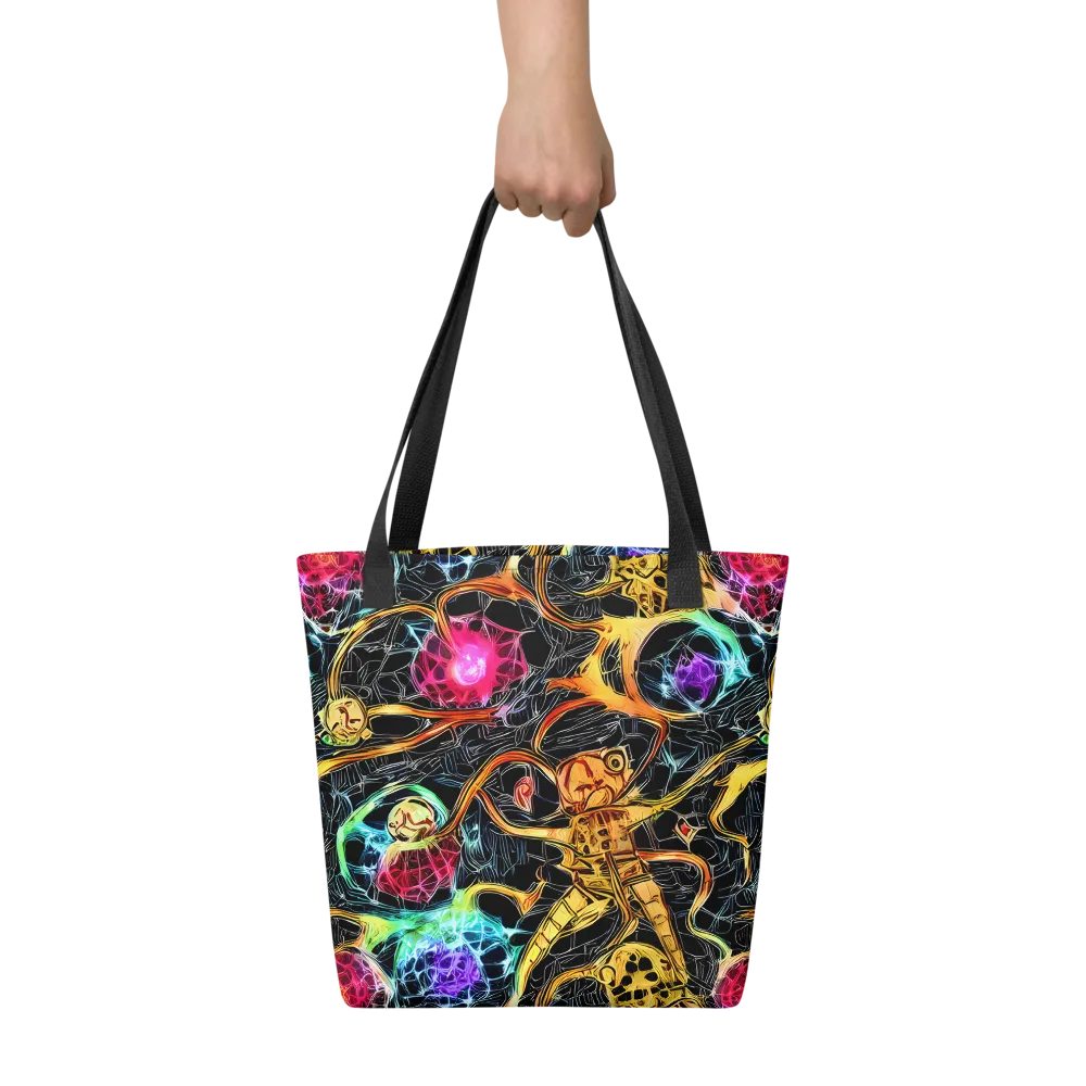 Psychedelic Pulsar on Tote Bag — Front