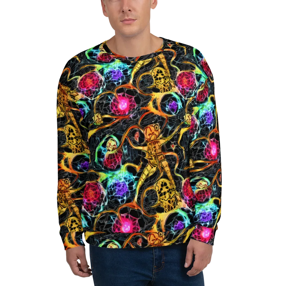 Psychedelic Pulsar on Sweatshirt — Front