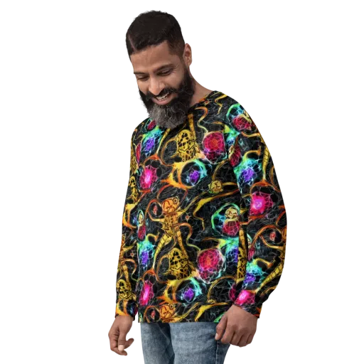Psychedelic Pulsar on a Sweatshirt