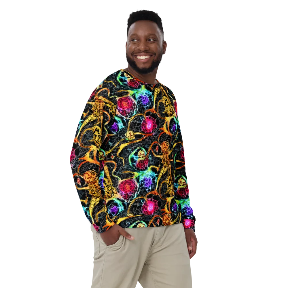 Psychedelic Pulsar on Sweatshirt — Front