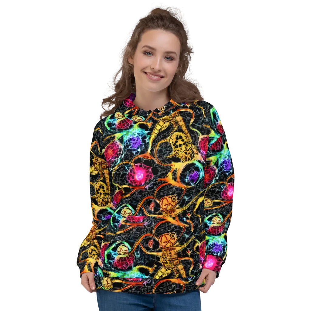 Psychedelic Pulsar on Hoodie — Front