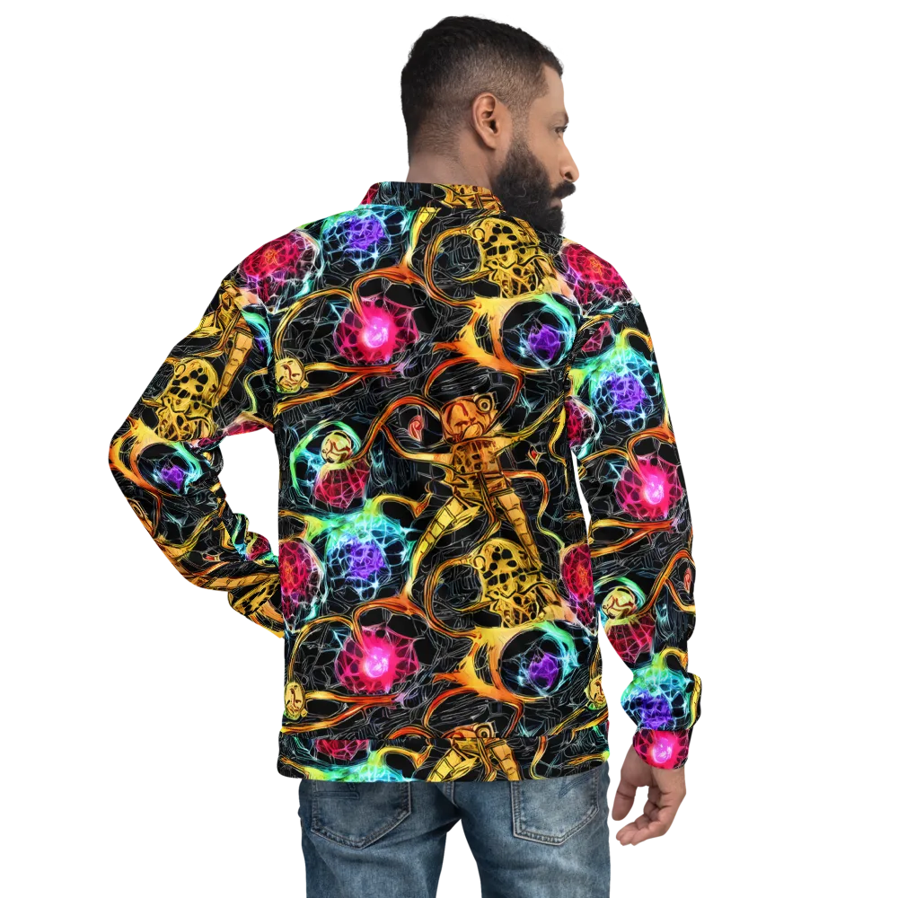 Psychedelic Pulsar on Bomber Jacket — Back