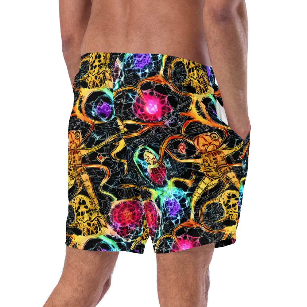 Psychedelic Pulsar on Swim Trunks — Right Back