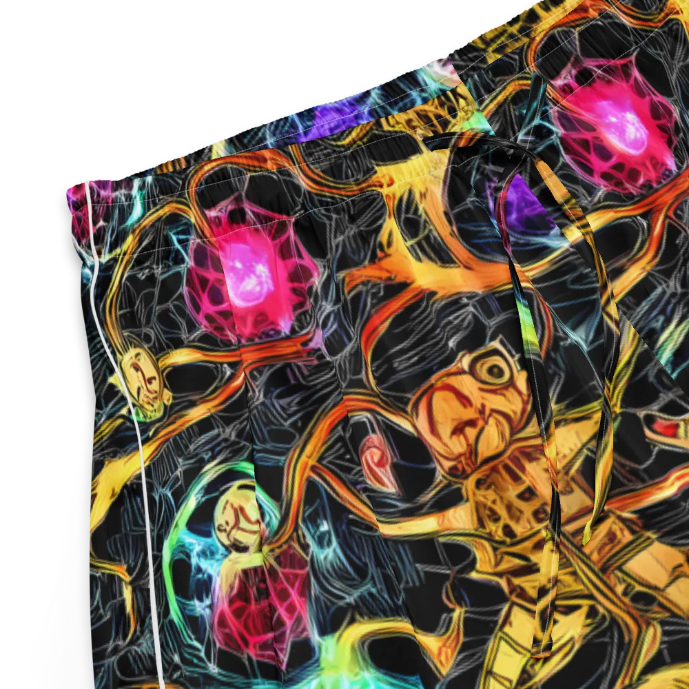 Psychedelic Pulsar on Women's Pajama Shorts — Product details