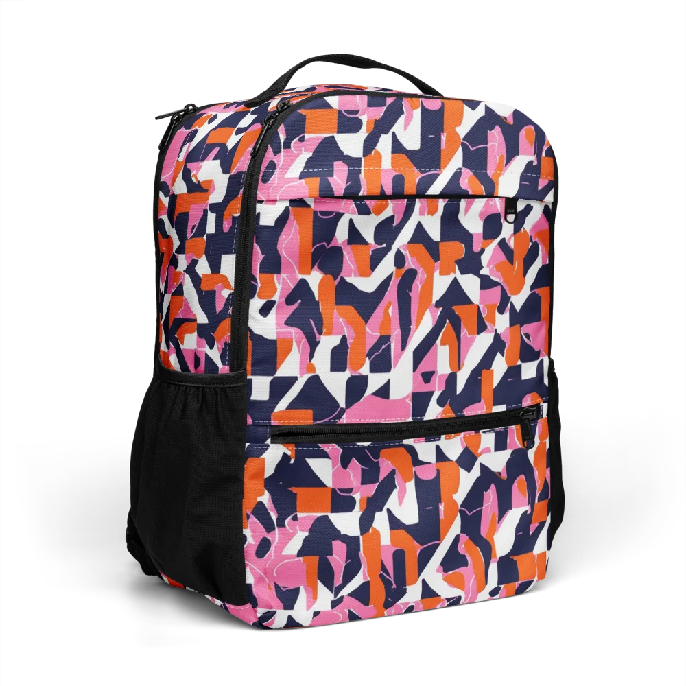 Flamingo Static on Utility Backpack — Right Front