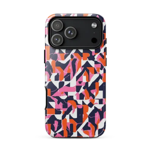 Flamingo Static on a Tough Case for iPhone®