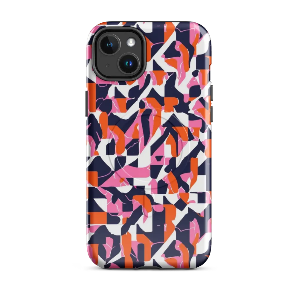 Flamingo Static on MagSafe Tough Case for iPhone® — Front