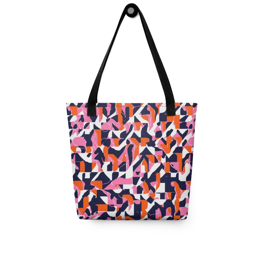 Flamingo Static on Tote Bag — Front
