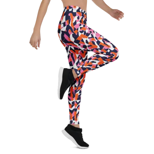 Flamingo Static on a Leggings