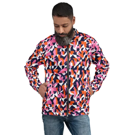 Flamingo Static on a Bomber Jacket