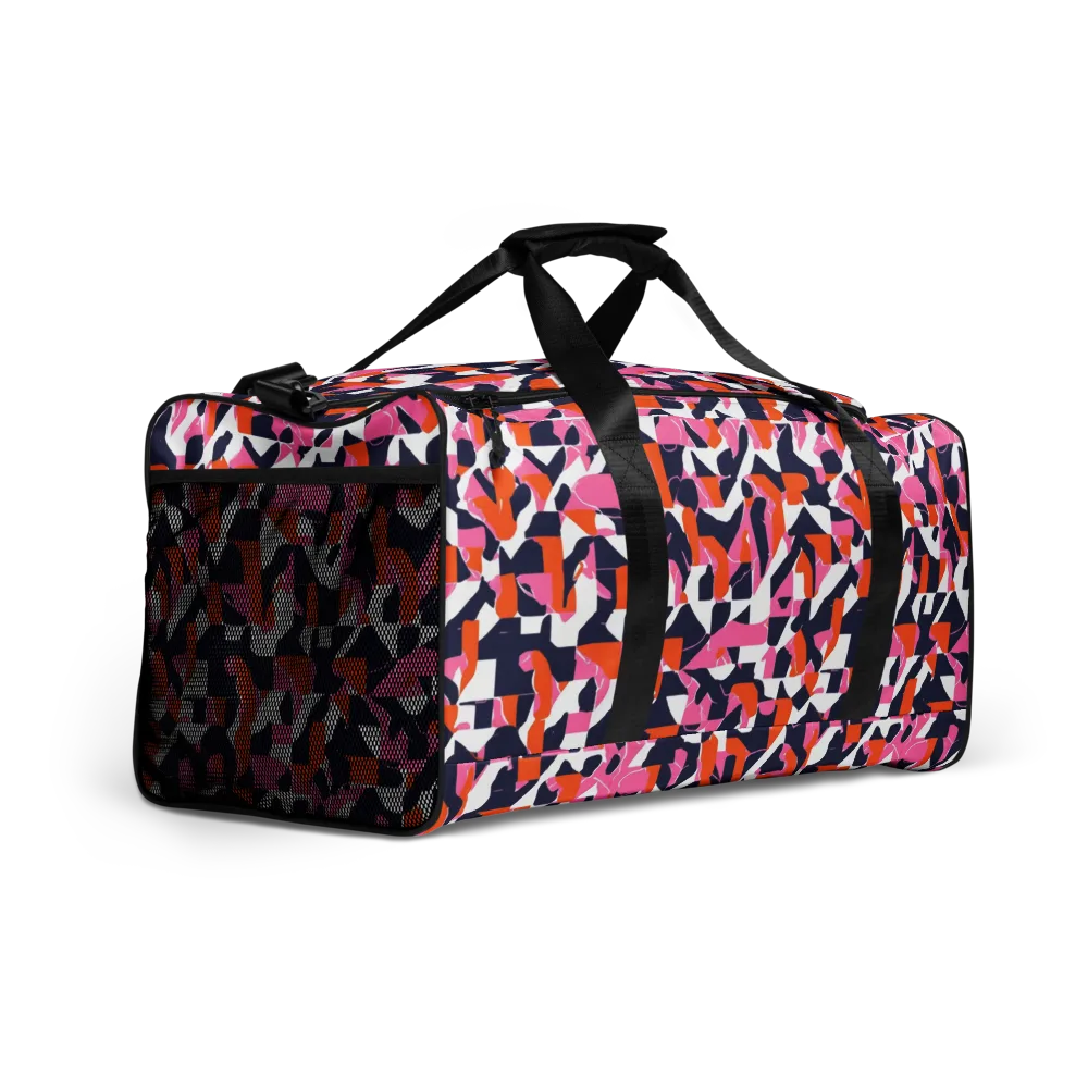 Flamingo Static on Duffle Bag — Right Front