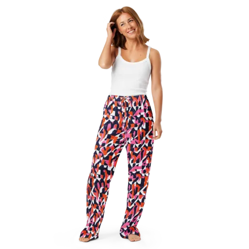 Flamingo Static on a Women's Pajama Pants