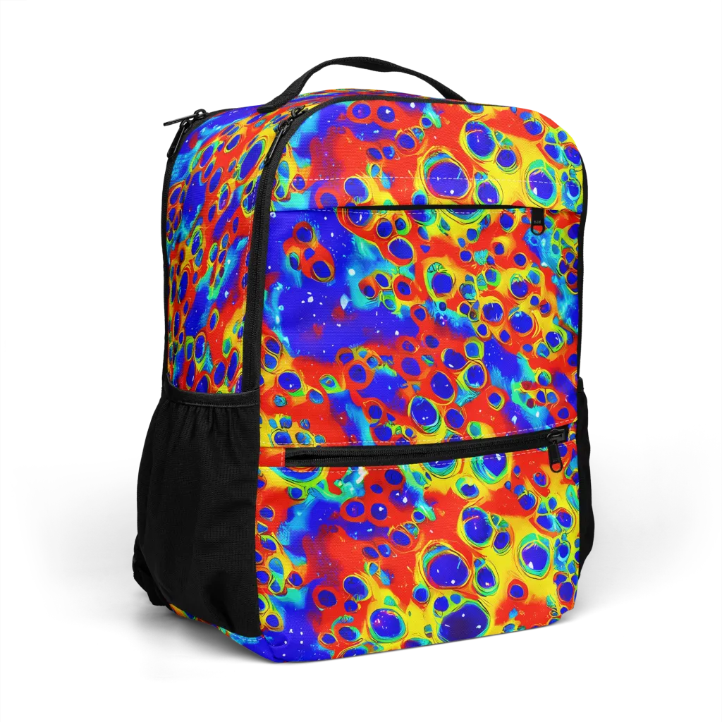 Neon Lagoon on Utility Backpack — Right Front