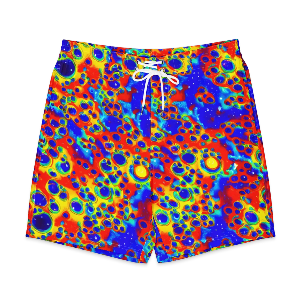 Neon Lagoon on Men's Board Shorts — Front