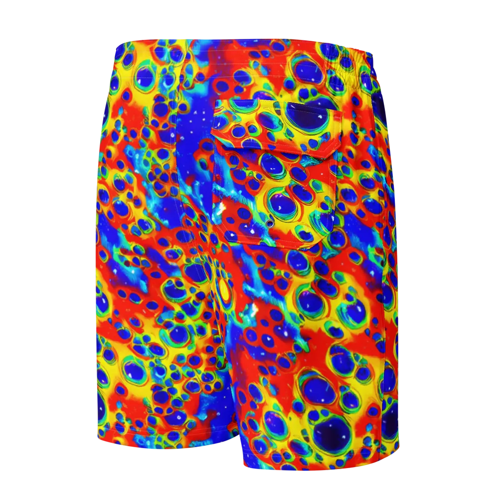 Neon Lagoon on Men's Board Shorts — Back