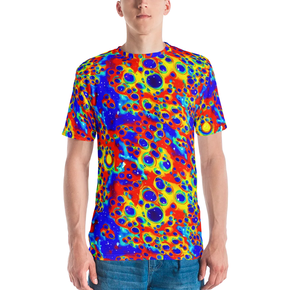 Neon Lagoon on Men's Crew Neck T-Shirt — Front
