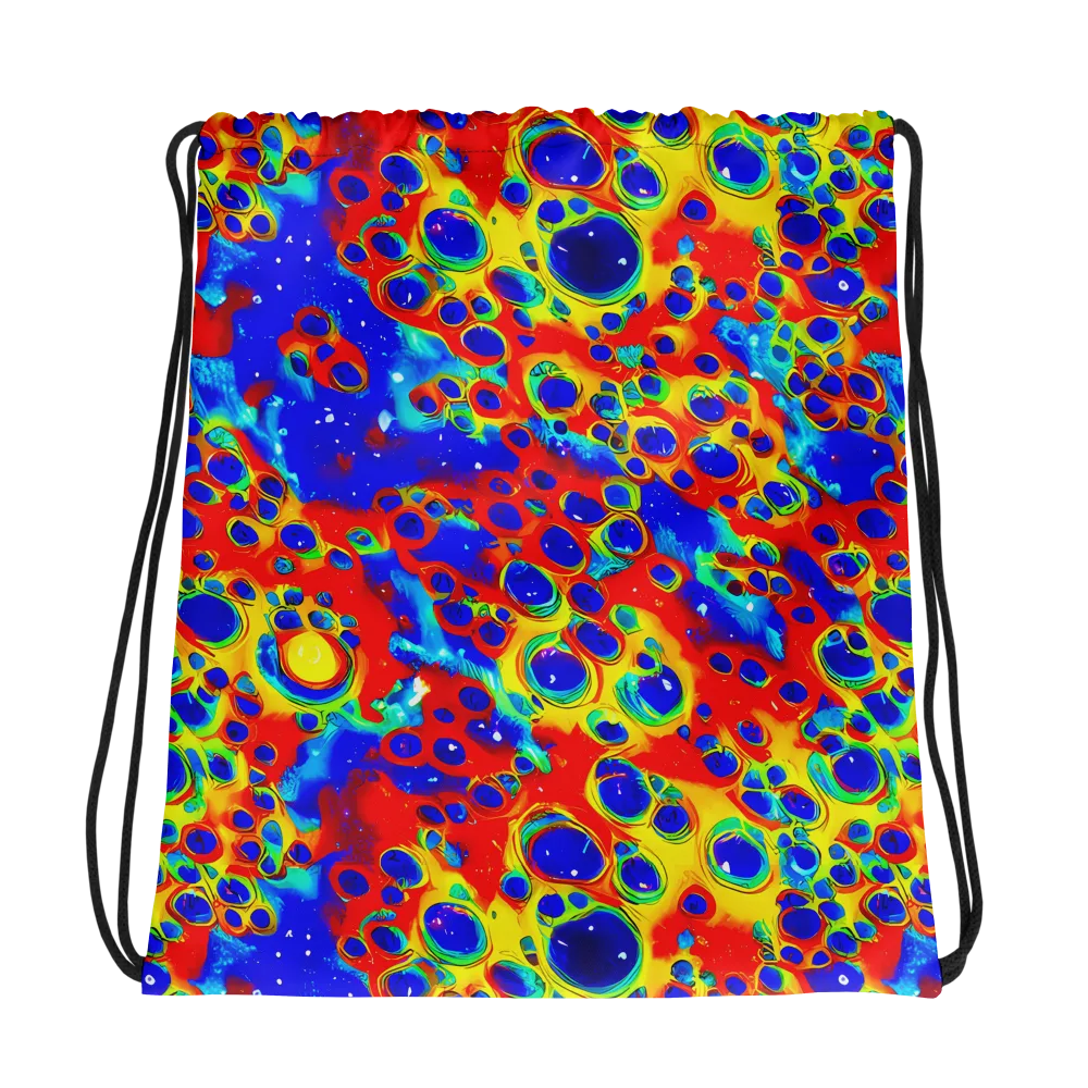 Neon Lagoon on Drawstring Bag — Photo