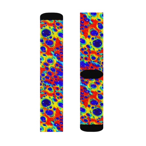 Neon Lagoon on a Socks