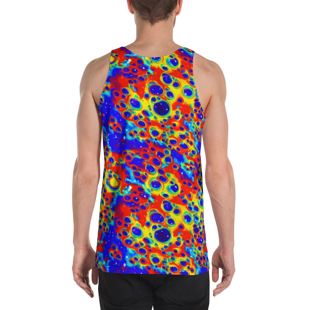 Neon Lagoon on Men's Tank Top — Back