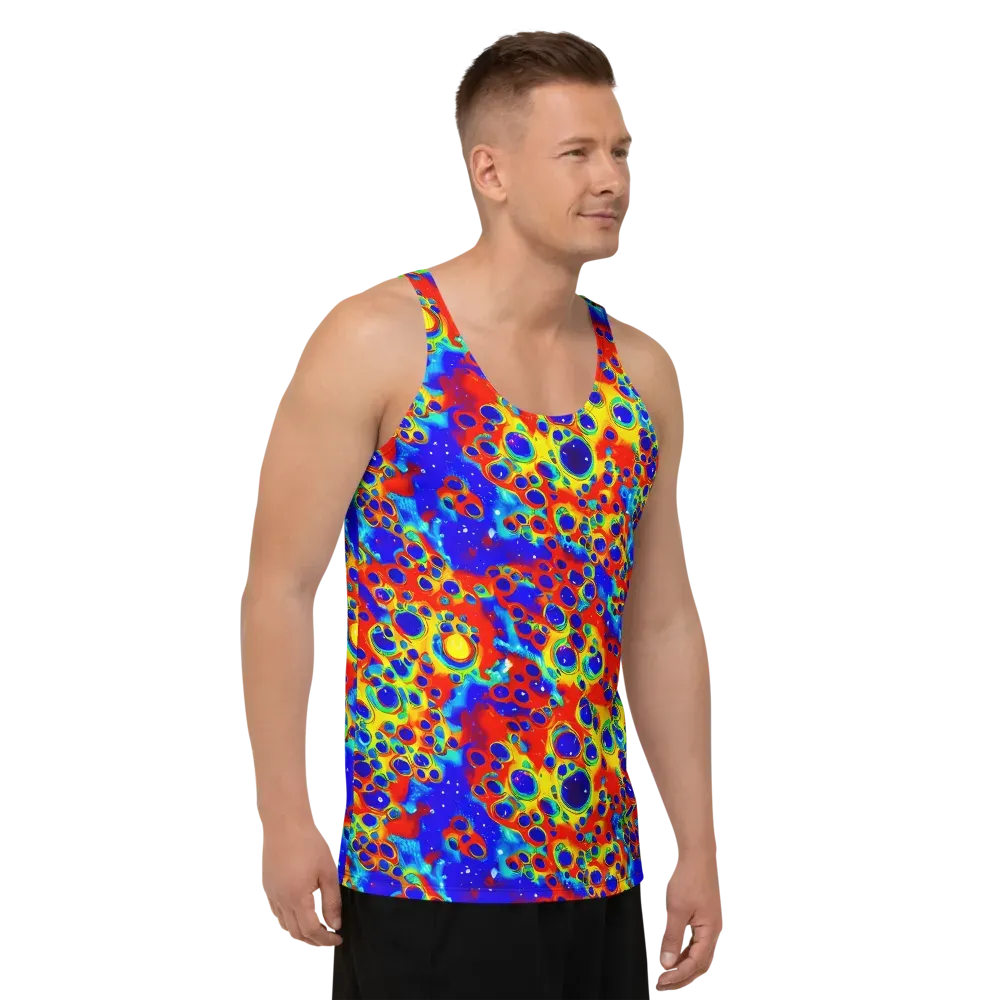 Neon Lagoon on Men's Tank Top — Right Front