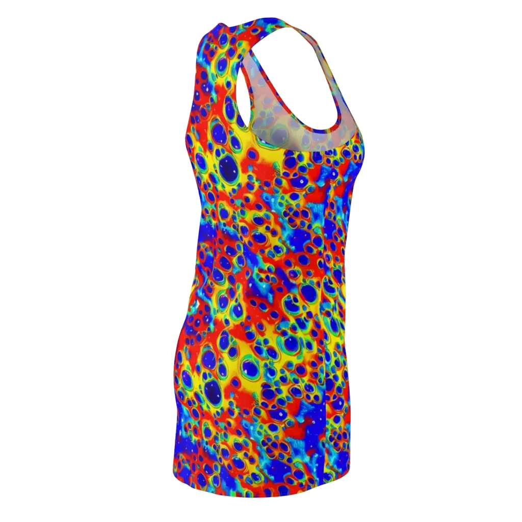 Neon Lagoon on Racerback Dress — Back Side