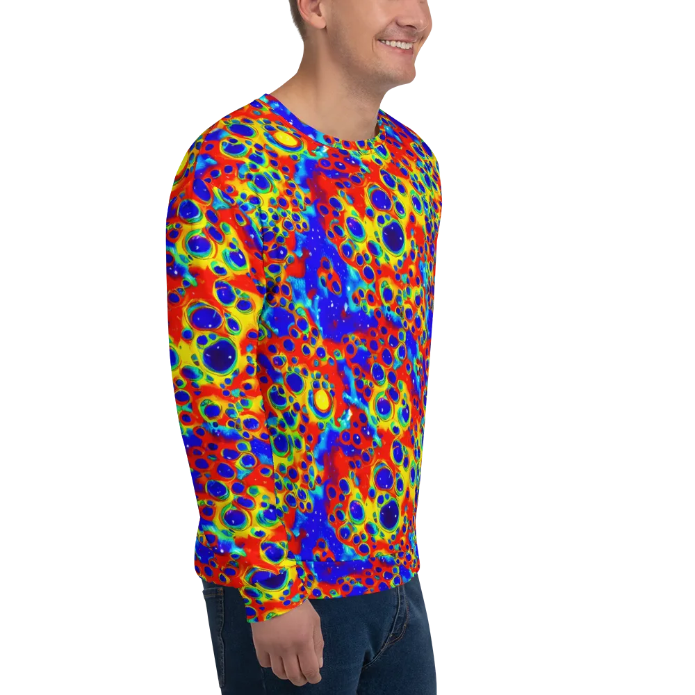 Neon Lagoon on Sweatshirt — Right Front