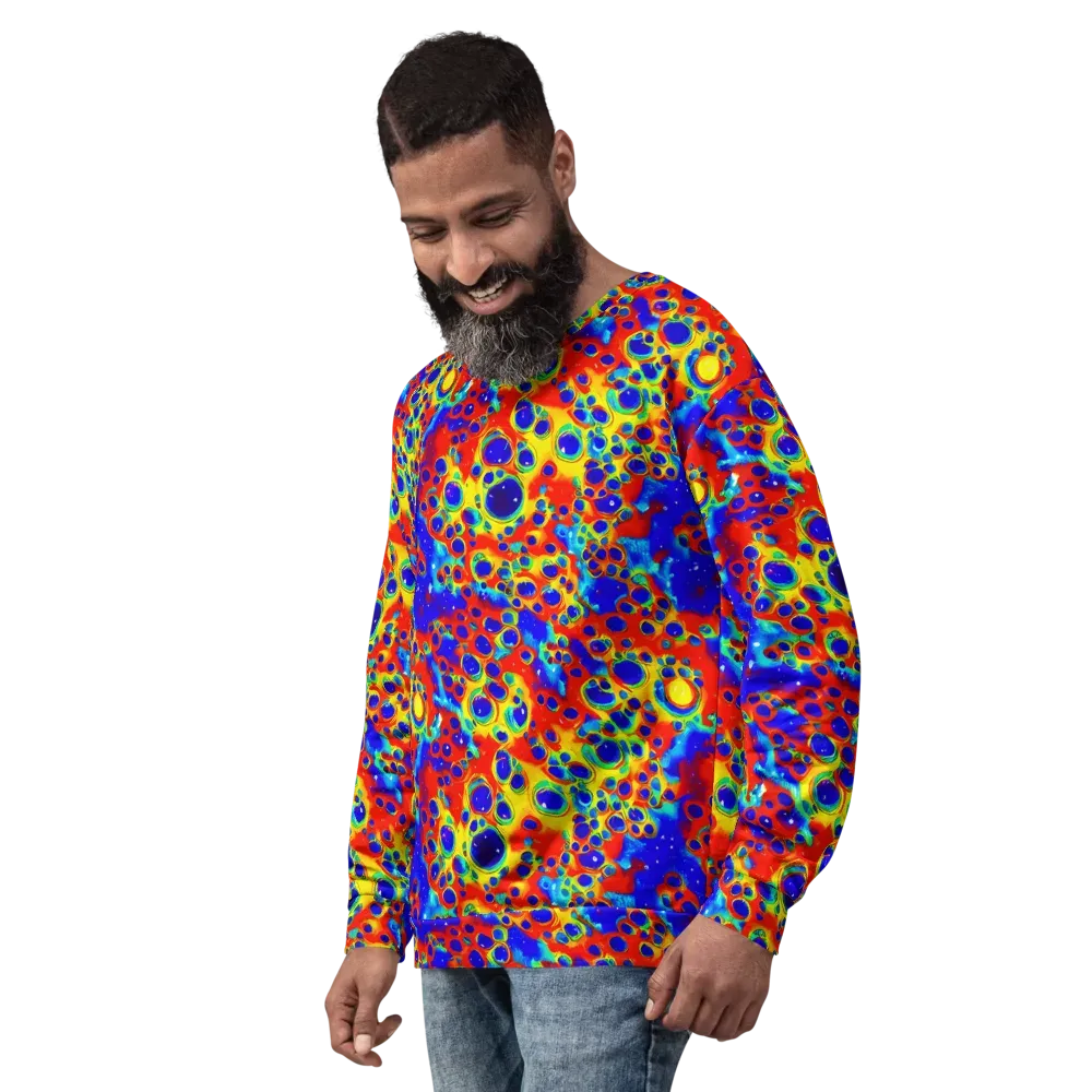 Neon Lagoon on Sweatshirt — Left Front