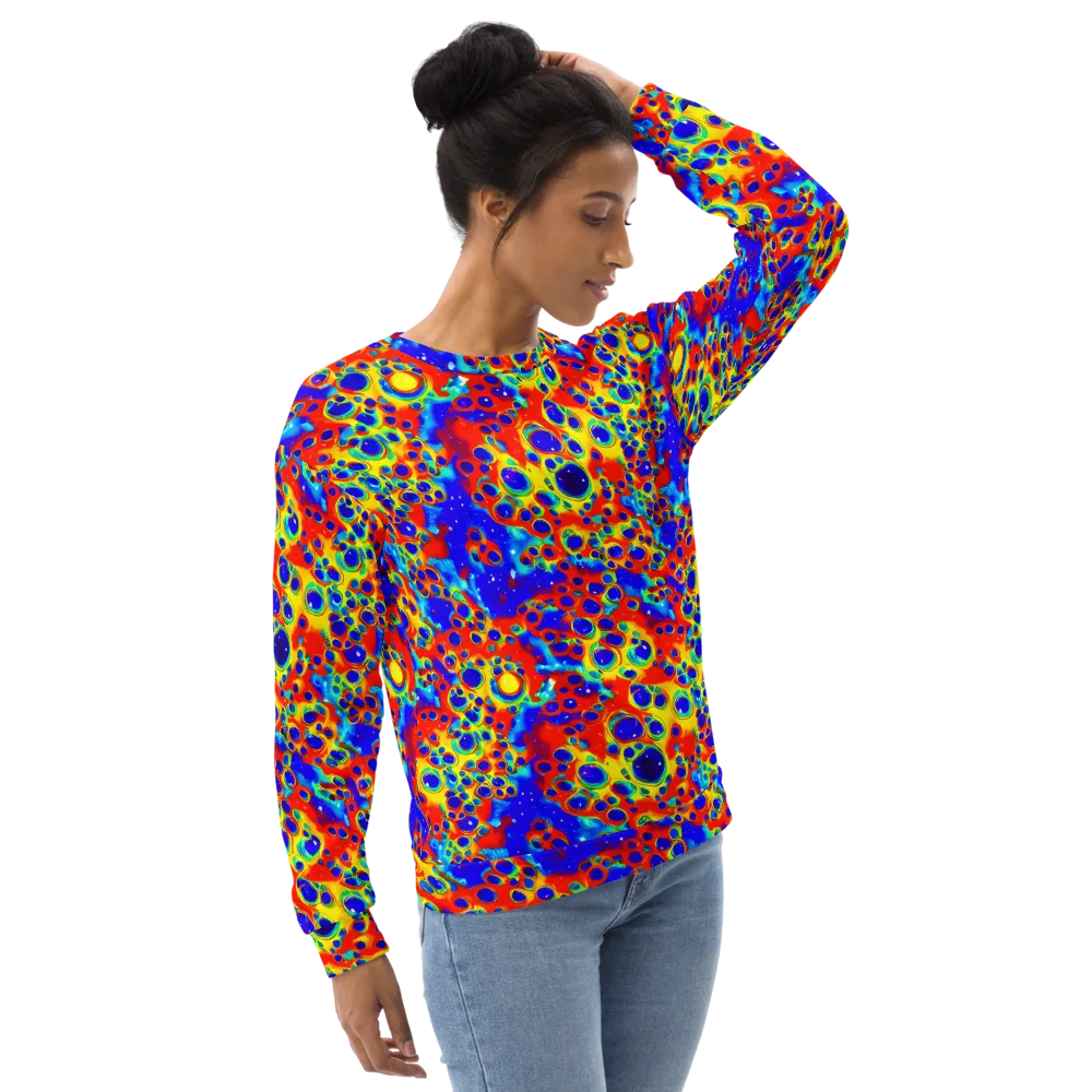 Neon Lagoon on Sweatshirt — Right Front