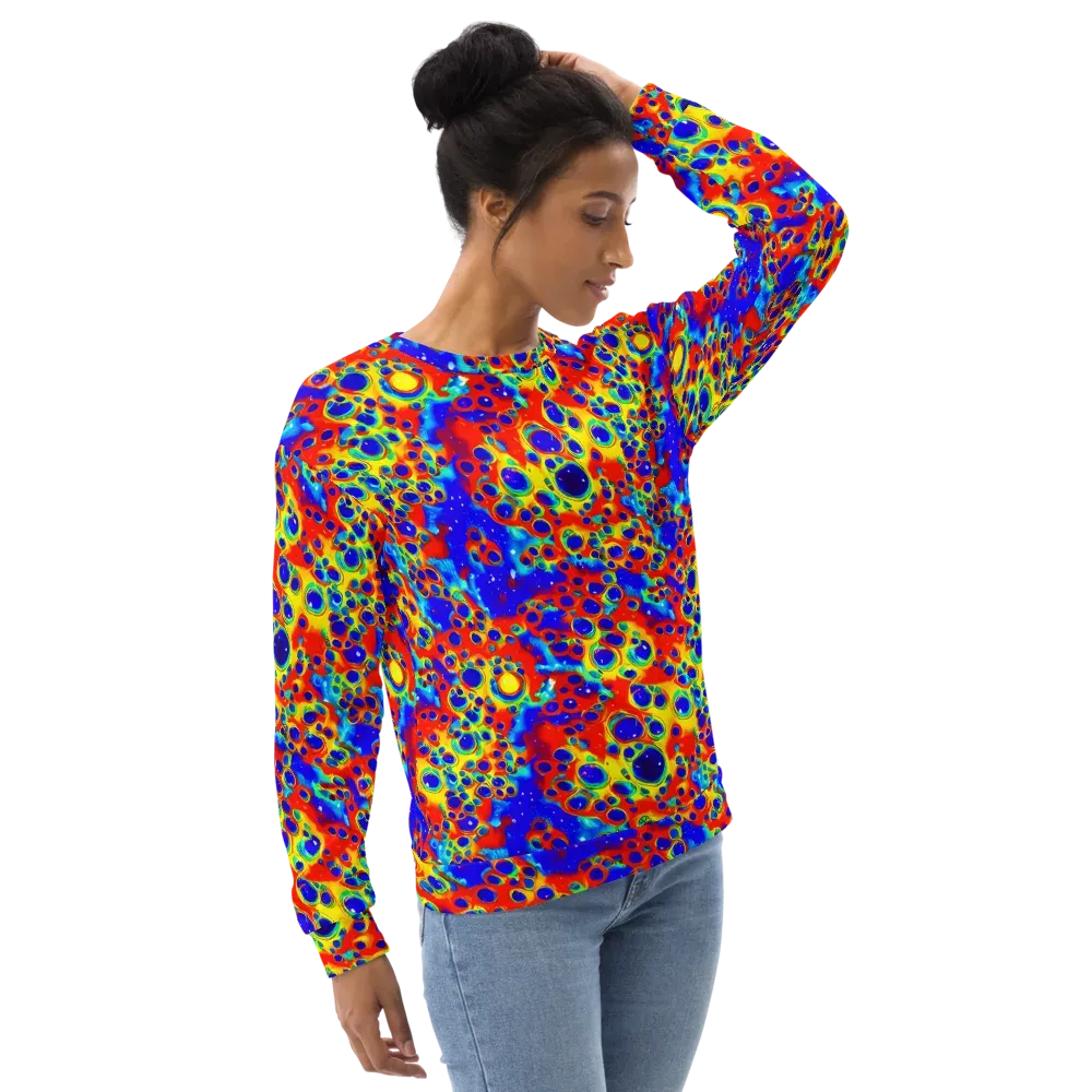 Neon Lagoon on Sweatshirt — Right Front