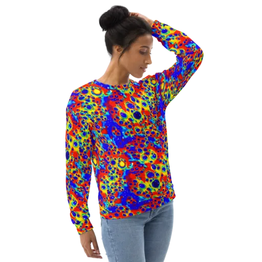 Neon Lagoon on a Sweatshirt