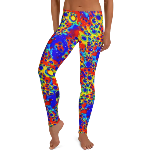 Neon Lagoon on a Leggings