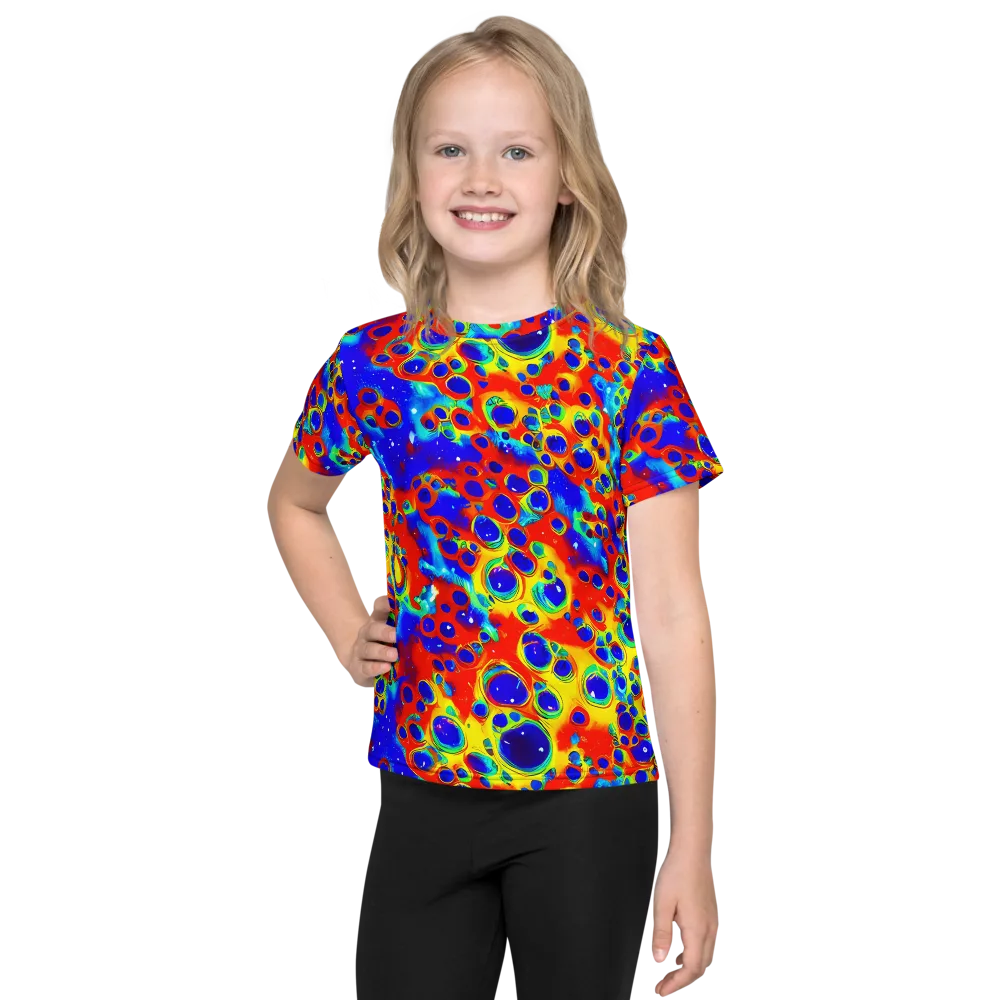 Neon Lagoon on Kids Crew Neck T-Shirt — Front